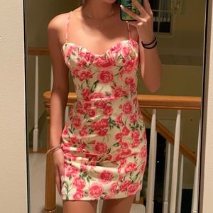 Zara Floral Print Mini Dress